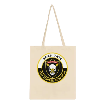 493th Reaper7 Canvas Tote Bag | Eco-Friendly - US Air Force, Tote bag