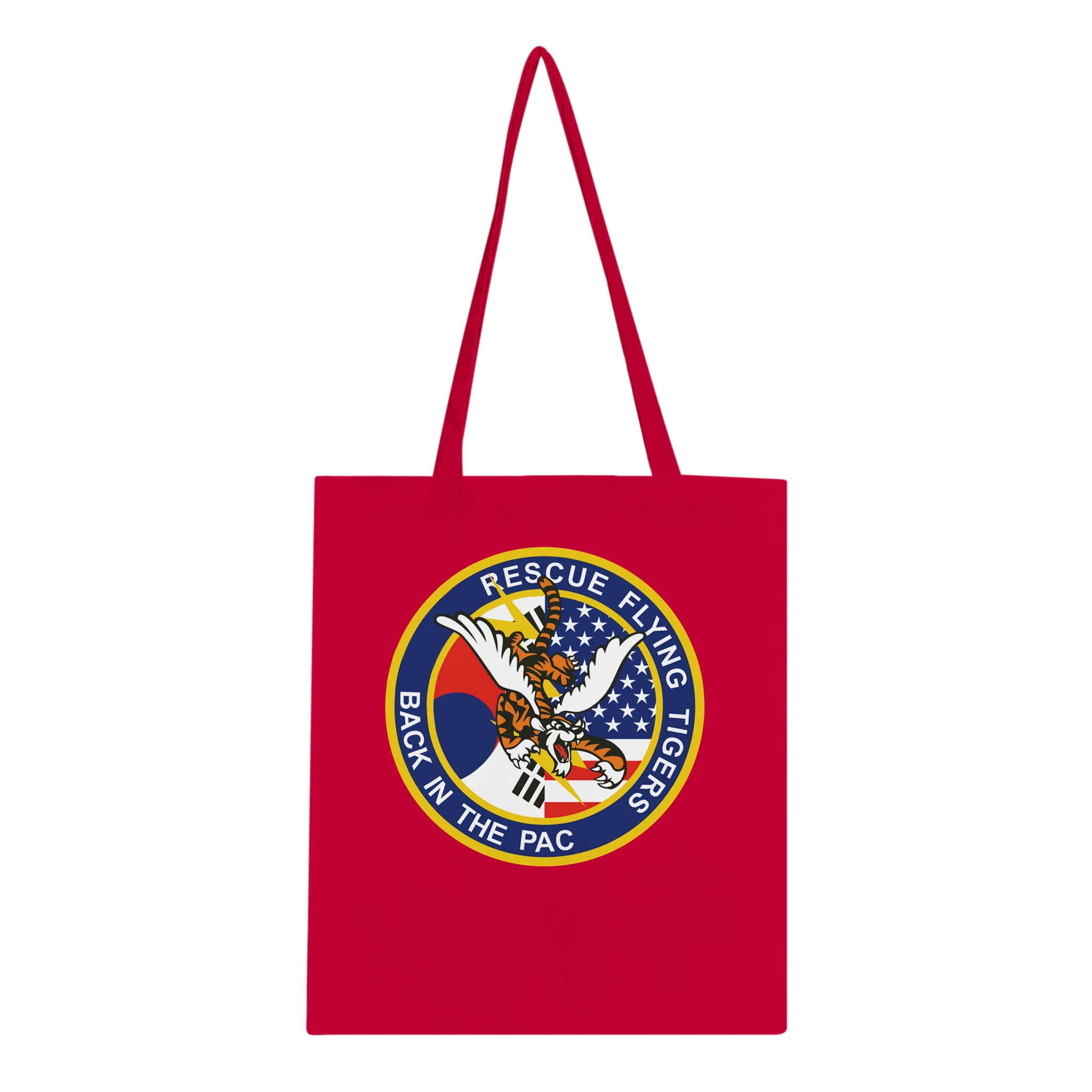 74th Fig Sq3 Canvas Tote Bag | Eco-Friendly - US Air Force, Tote bag
