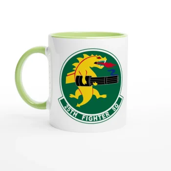 25th FS Coffee Mug - 11oz Ceramic Military Pride - US Air Force, Mugs