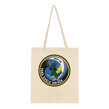 159th Fighter Eagle Driver Canvas Tote Bag - US Air Force, Tote bag