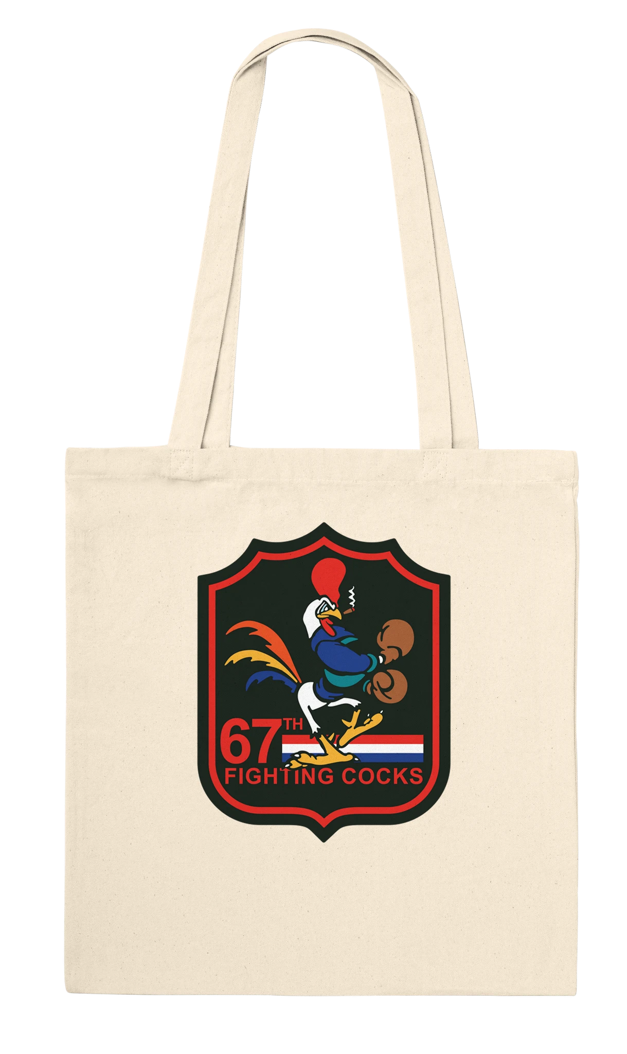 67th Fig Sq13 Canvas Tote Bag | Eco-Friendly - US Air Force, Tote bag