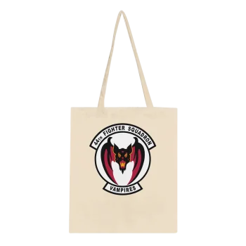 44th FS 1 Canvas Tote Bag | Sturdy & Spacious - US Air Force, Tote bag