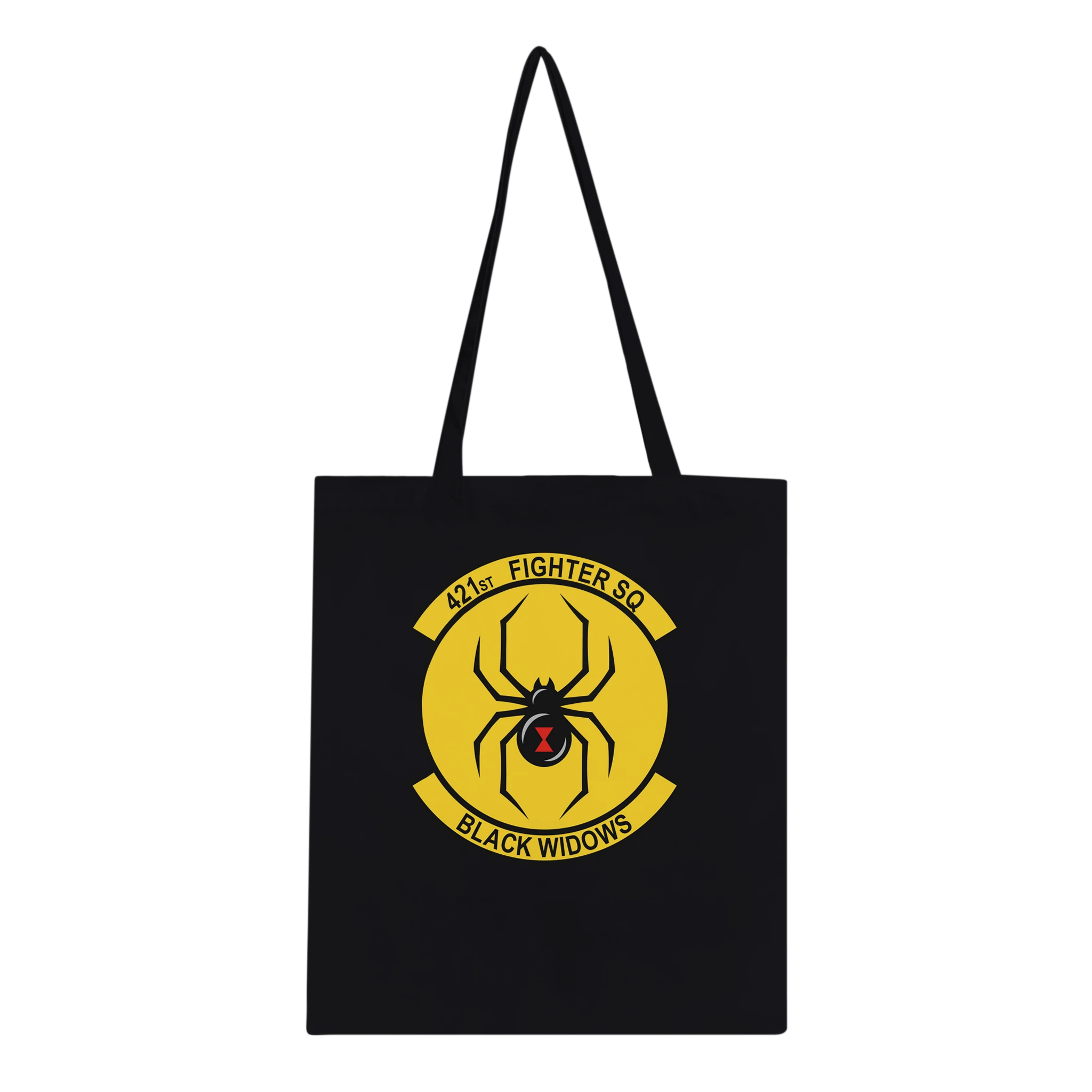 421st FS 1 Canvas Tote Bag | Sturdy Reusable - US Air Force, Tote bag