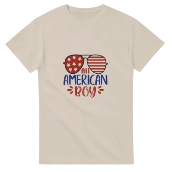 All American Boy 01 Graphic T-Shirt - Patriotic, T-Shirts