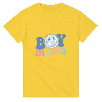 Boy Mama Unisex Tee | Soft Cotton Graphic Shirt - For Moms, T-Shirts