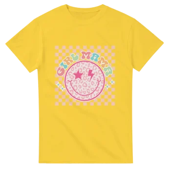 Girl Mama Graphic Tee | Soft Unisex Cotton T-Shirt - For Moms, T-Shirts