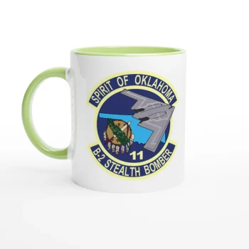 B2 11 Mug - 11oz Ceramic Coffee Mug Design - US Air Force, Mugs