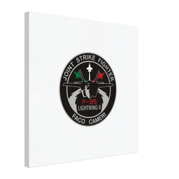 F 35 Italia Faco Cameri Canvas Wall Art - US Air Force, Canvas & Posters