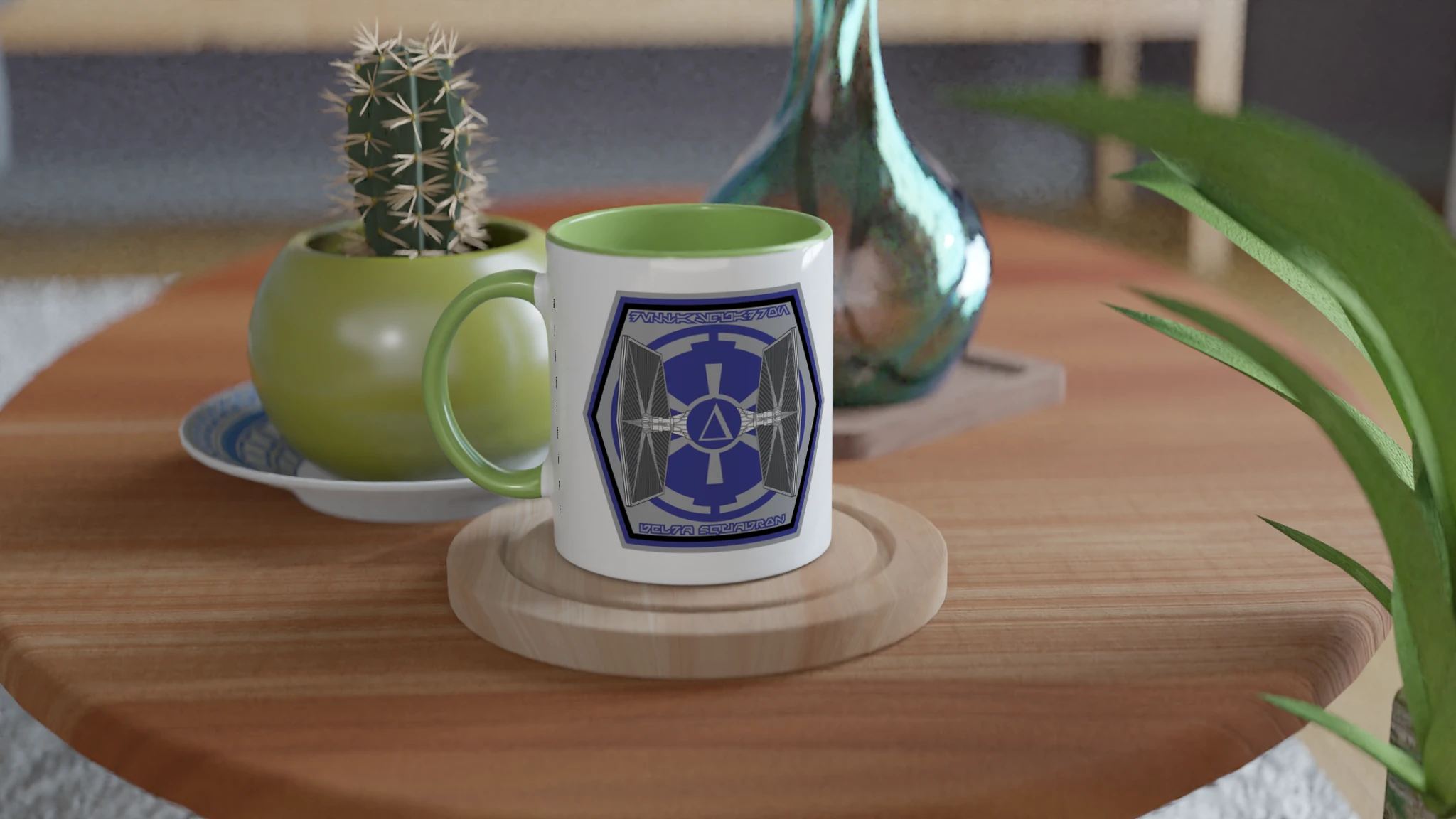 Delta Sqn Mug | 11oz Ceramic Coffee Cup - US Air Force, Mugs