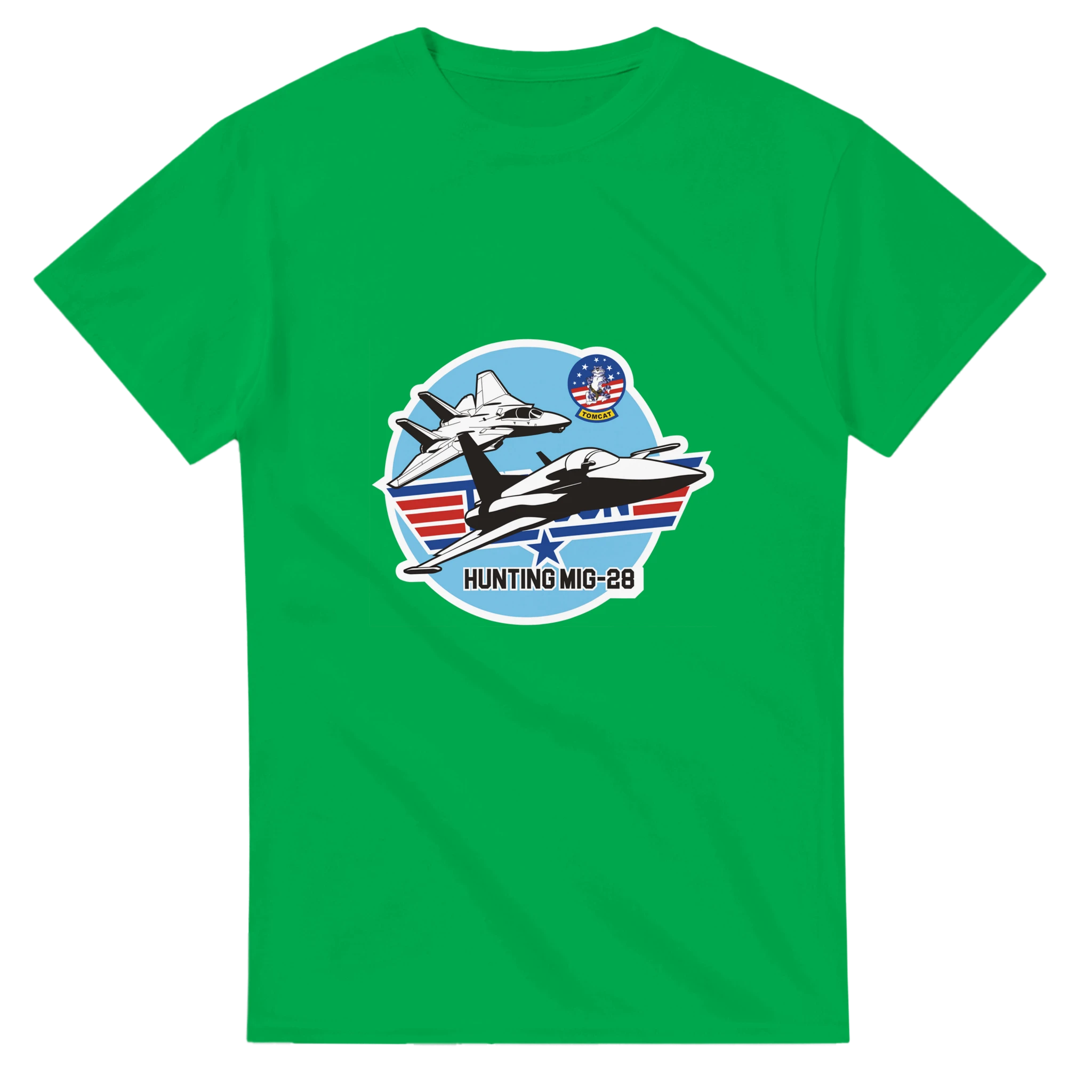 High Speed Aviator Hunting MiG28 Graphic T-Shirt - T-Shirts, Video & Games