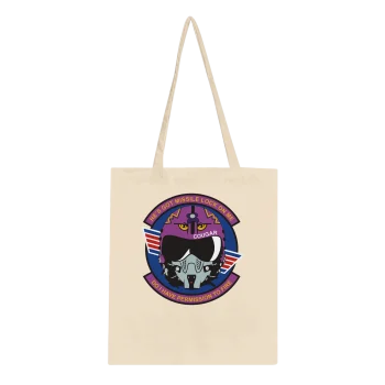 Helmet Cougar Canvas Tote Bag | Sturdy Reusable - Tote bag