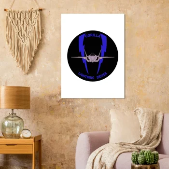 58th FS Art Poster | Bold Wall Decor Print - US Air Force, Canvas & Posters