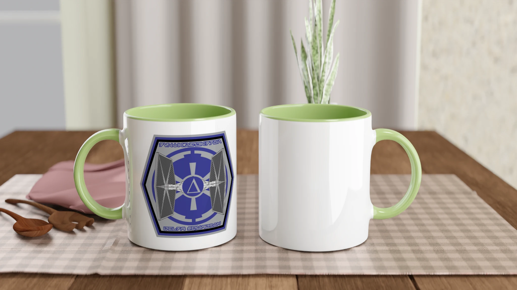 Delta Sqn Mug | 11oz Ceramic Coffee Cup - US Air Force, Mugs