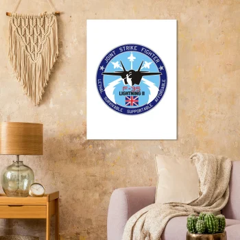 F 35A 2 Art Poster | Stunning Wall Art Print - US Air Force, Canvas & Posters