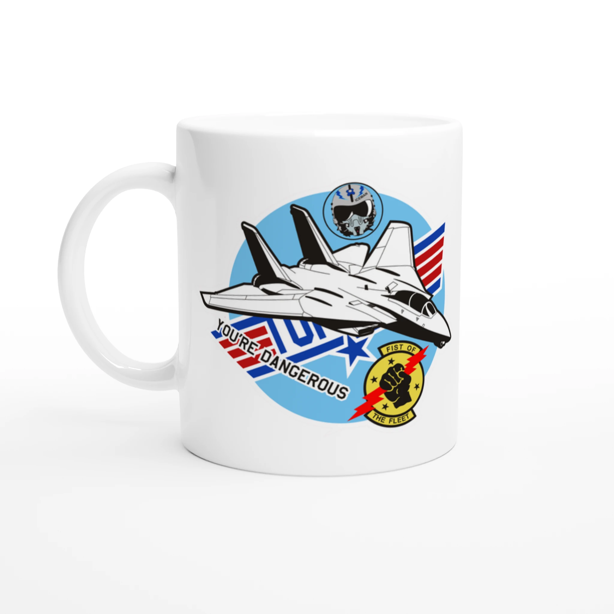 Military Flight Crew Ice Man Ceramic Coffee Mug 11oz - Mugs, Video & Games