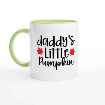Daddy's Little Pumpkin 01 Coffee Mug | 11oz Ceramic - Halloween, Mugs
