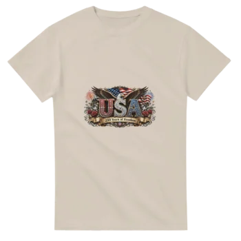250 Years Freedom Patriotic 1776-2026 Tshirt - All Apparel & Gifts, 4th of July Patriotic Shirts & Gifts, T-Shirts