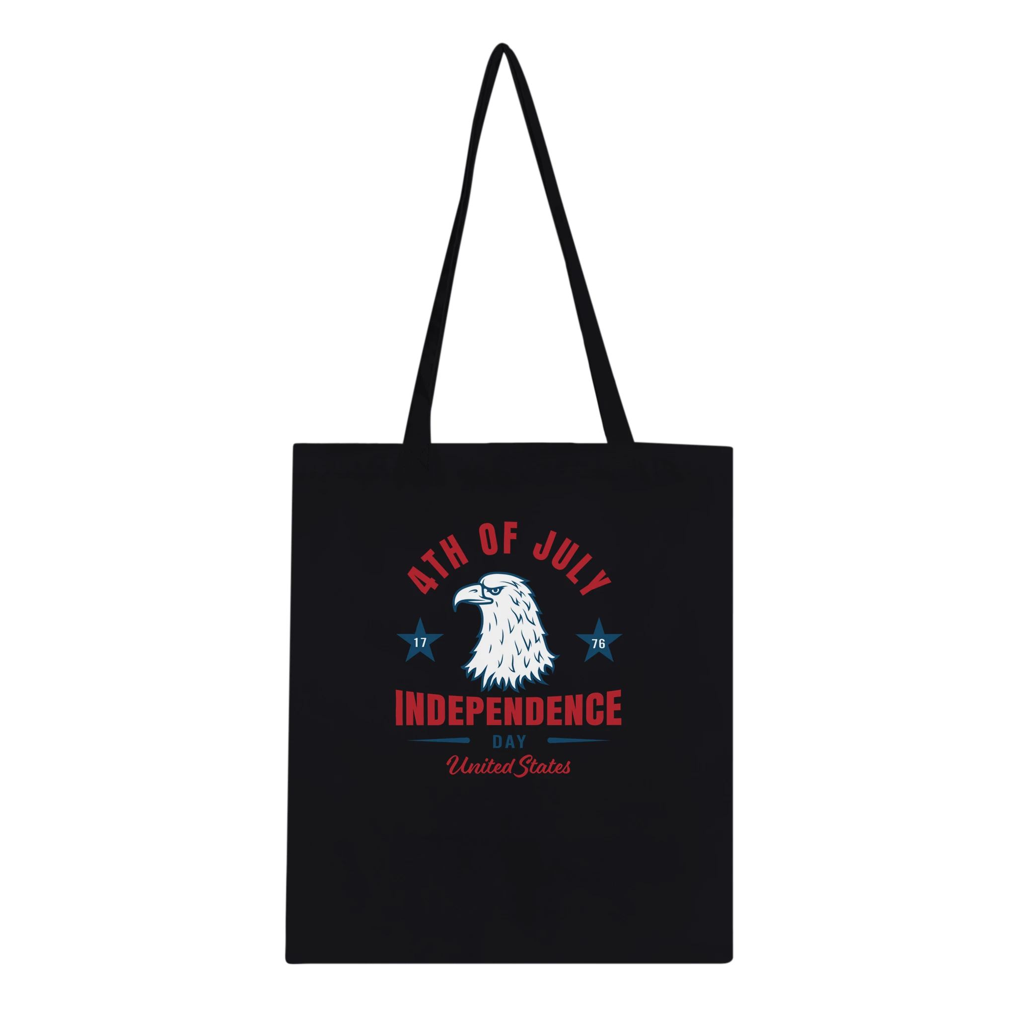 4th of July Canvas Tote Bag | Patriotic - All Apparel & Gifts, 4th of July Patriotic Shirts & Gifts, Tote bag