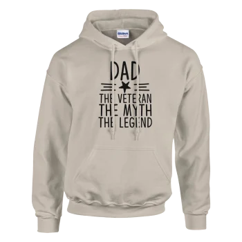 Dad The Veteran The Myth Legend Hoodie - Patriotic, Hoodies