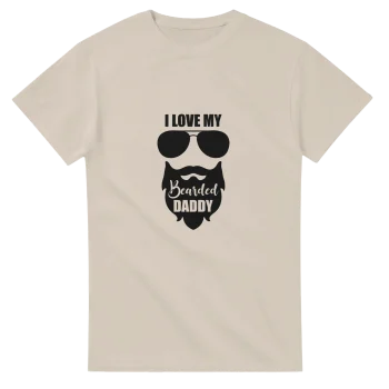 I Love My Bearded Daddy Graphic T-Shirt - For Women, T-Shirts