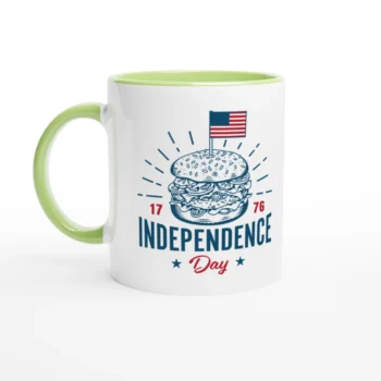 4th of July Ceramic Coffee Mug - 11oz - All Apparel & Gifts, 4th of July Patriotic Shirts & Gifts, Mugs