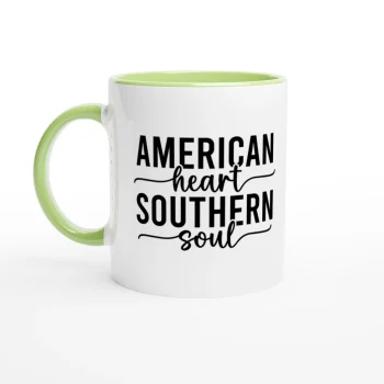 American Heart Southern Soul 11oz Coffee Mug - Patriotic, Mugs