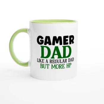 Gamer Dad Coffee Mug - More HP 11oz Ceramic - Mugs, Video & Games