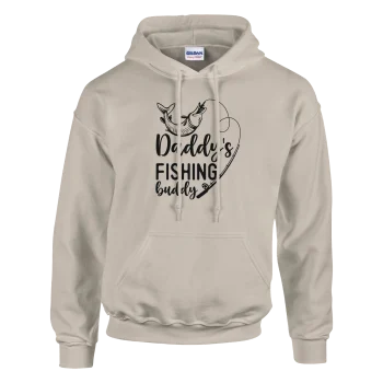 Daddy's Fishing Buddy Hoodie | Cozy Pullover - Hoodies
