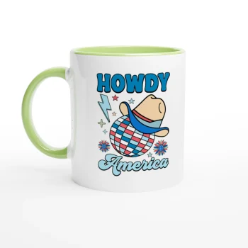 4th of July Ceramic Coffee Mug | Patriotic Design - 4th of July Patriotic Shirts & Gifts, Mugs