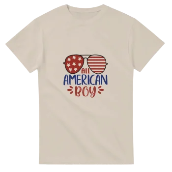All American Boy 01 Graphic T-Shirt | Unisex Tee - Patriotic, T-Shirts