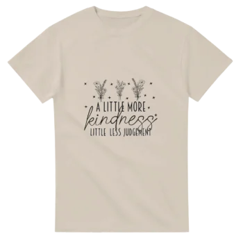 Kindness Over Judgment Graphic Tee - All Apparel & Gifts, Funny Quotes, T-Shirts