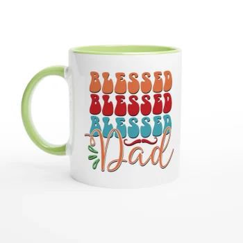 Blessed Dad 01 Ceramic Coffee Mug 11oz - Mugs