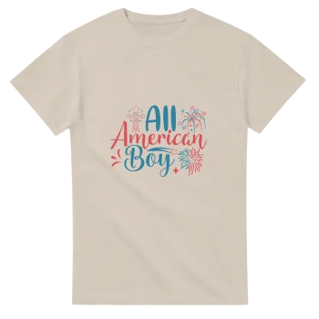 All American Boy 01 Graphic T-Shirt | Unisex Tee - Patriotic, T-Shirts
