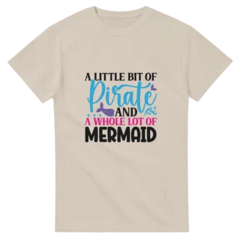Pirate Mermaid T-Shirt | Funny Graphic Tee - All Apparel & Gifts, Funny Quotes, T-Shirts