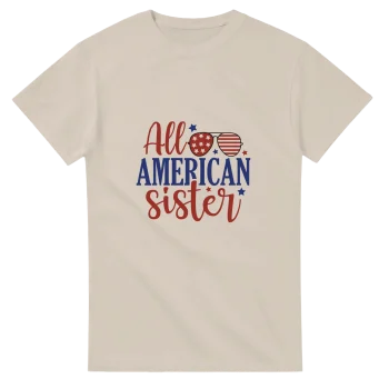 All American Sister 01 Graphic Tee | Unisex - Patriotic, T-Shirts