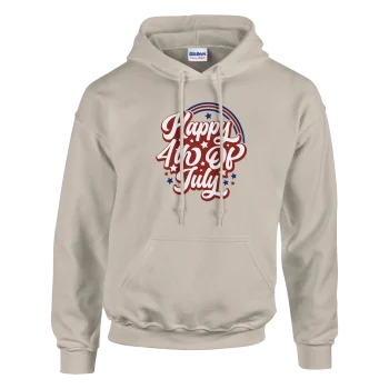 Happy 4th of July Hoodie | Patriotic Pullover - 4th of July Patriotic Shirts & Gifts, Hoodies