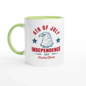 4th of July Coffee Mug | Patriotic 11oz Ceramic - All Apparel & Gifts, 4th of July Patriotic Shirts & Gifts, Mugs
