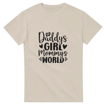 Daddy's Girl Mommy's World Graphic T-Shirt - For Women, T-Shirts