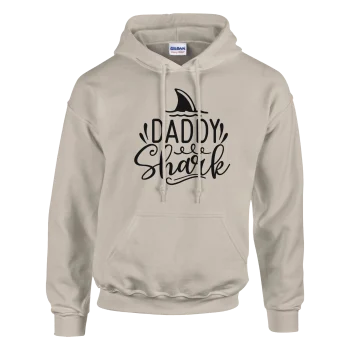 Daddy Shark Hoodie | Cozy Pullover Sweatshirt - Hoodies