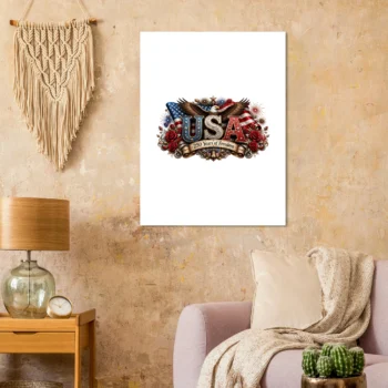 250 Years Freedom 1776-2026 Patriotic USA Poster - All Apparel & Gifts, Canvas & Posters, 4th of July Patriotic Shirts & Gifts