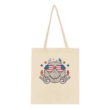 4th of July Canvas Tote Bag - Patriotic Design - 4th of July Patriotic Shirts & Gifts, Tote bag