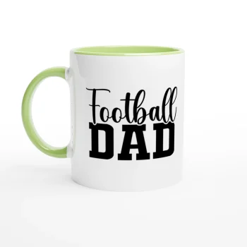 Football Dad 01 Ceramic Coffee Mug 11oz - Mugs