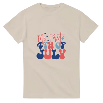 My First 4th of July T-Shirt | Patriotic Tee - 4th of July Patriotic Shirts & Gifts, T-Shirts