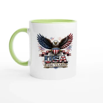250 Years Freedom Patriotic USA 1776 2026 Mug - All Apparel & Gifts, 4th of July Patriotic Shirts & Gifts, Mugs