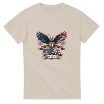 250 Years Freedom Patriotic USA 1776 2026 Tee - All Apparel & Gifts, 4th of July Patriotic Shirts & Gifts, T-Shirts