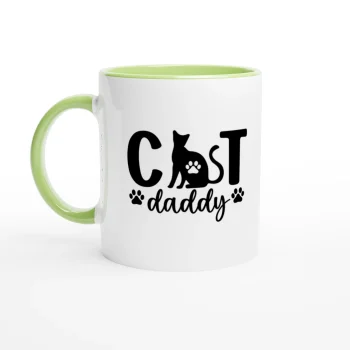 Cat Daddy 01 Ceramic Mug - 11oz Coffee Mug - Mugs