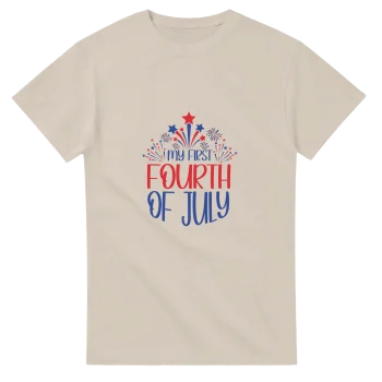 My First Fourth of July Graphic T-Shirt - 4th of July Patriotic Shirts & Gifts, T-Shirts