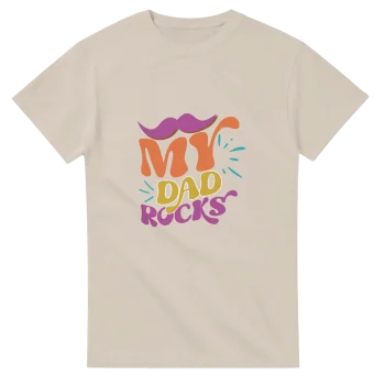 My Dad Rocks 01 T-Shirt | Unisex Graphic Tee - T-Shirts