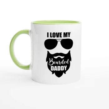 I Love My Bearded Daddy Mug - 11oz Ceramic - Mugs