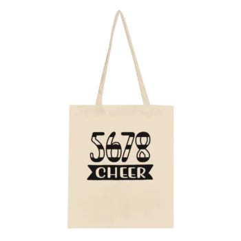 5678 Cheer Canvas Tote Bag | Sturdy Shopping Bag - All Apparel & Gifts, Funny Quotes, Tote bag